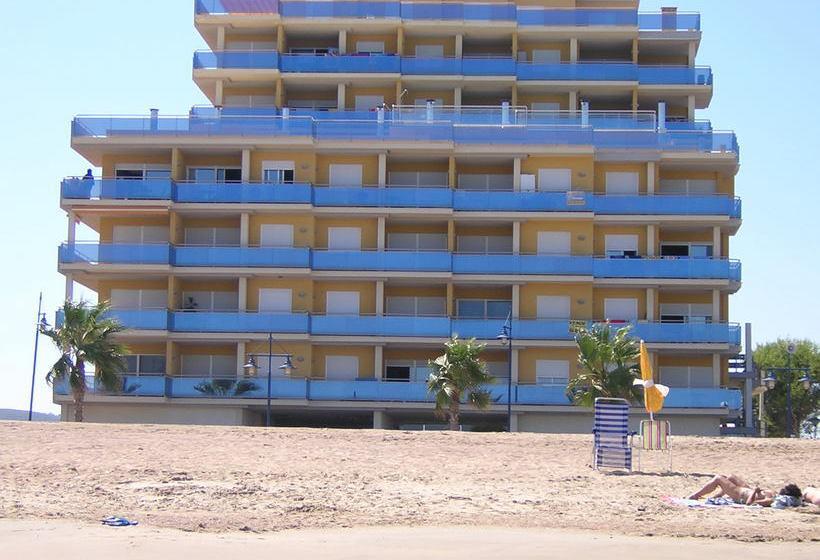 Apartamento Con Aire Acondicionado En 1ª Linea De Playa Edificio Moli De Vent Peñíscola Extérieur photo